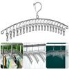No Deformation Multi Clip Hanger Windproof Drying Rack Durable Balcony Clothes Hanger  Home
