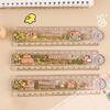 Multifunctional Capybara Folding Ruler 30CM Measuring Ruler High Quality Straight Ruler  Boys/Girls