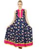 Women Indian Ethnic Floral Anarkali Custom Kurta Kurti Flaired Top