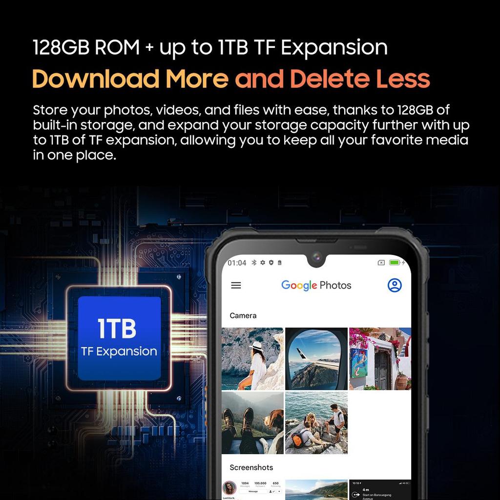 Refurbished Blackview BV5300 Plus Rugged Phone 6.1 HD 60Hz Display 4/8GB+128GB Android 13 6580mAh Battery 5MP+13MP Camera Cellphone
