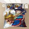My Hero Academia Bedding Set Anime 3D Print Duvet Covers Pillowcases Home Textile Luxury Cartoon Queen King Size Boys