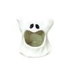 Candle Holder Porcelain Candle Base Ghost Figurine Design Home Decoration for Bedroom A
