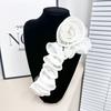 1PC DIY Chest Flower Handmade Handmade Flower Patch 3D Floral Decoration Wave Fold Flowers For Wedding Dress 30x14cm