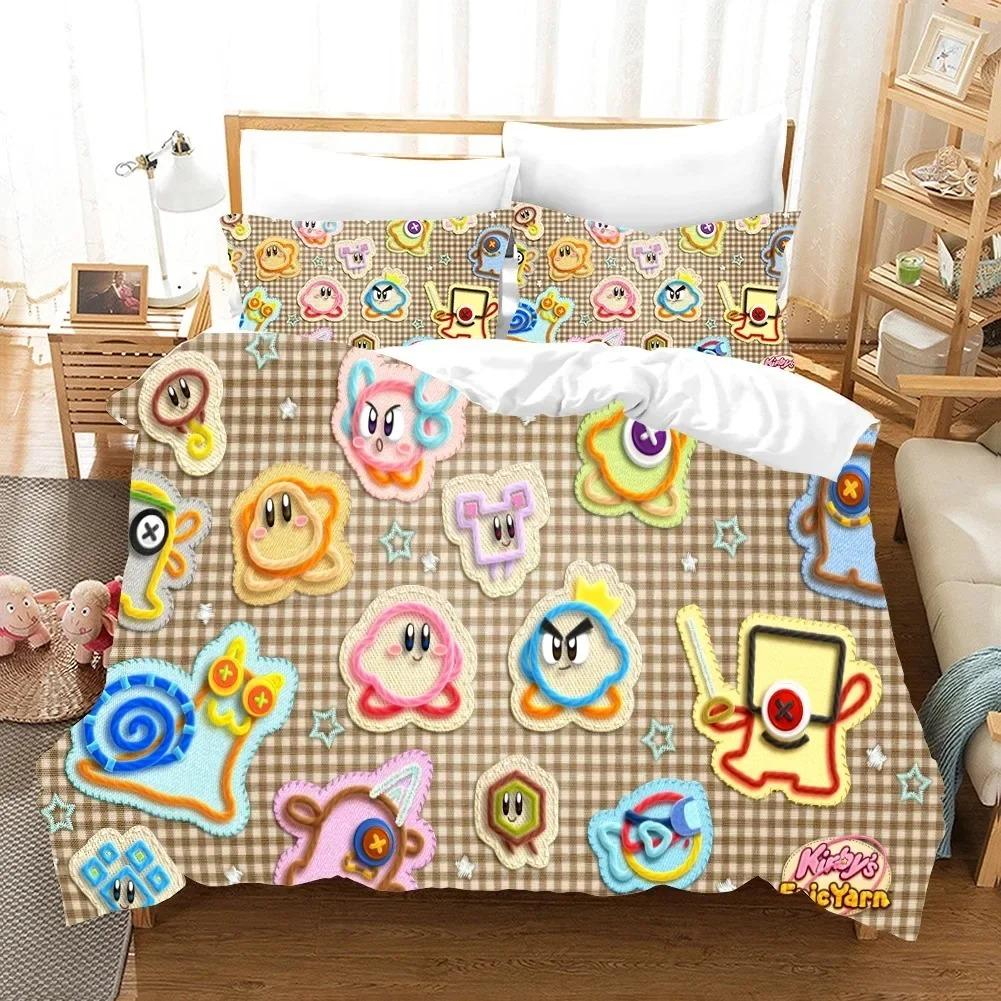3D Printed Anime Kribys Bedding Set Boys Girls Twin Queen Size Duvet Cover Pillowcase Bed Kids Adult Fashion Home Textileextile