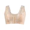 Large Size Front Open Buckle Thin Section Bra Lace Sexy Non-steel Ring Gathered Non-marking Undershirt Ladies Underwear