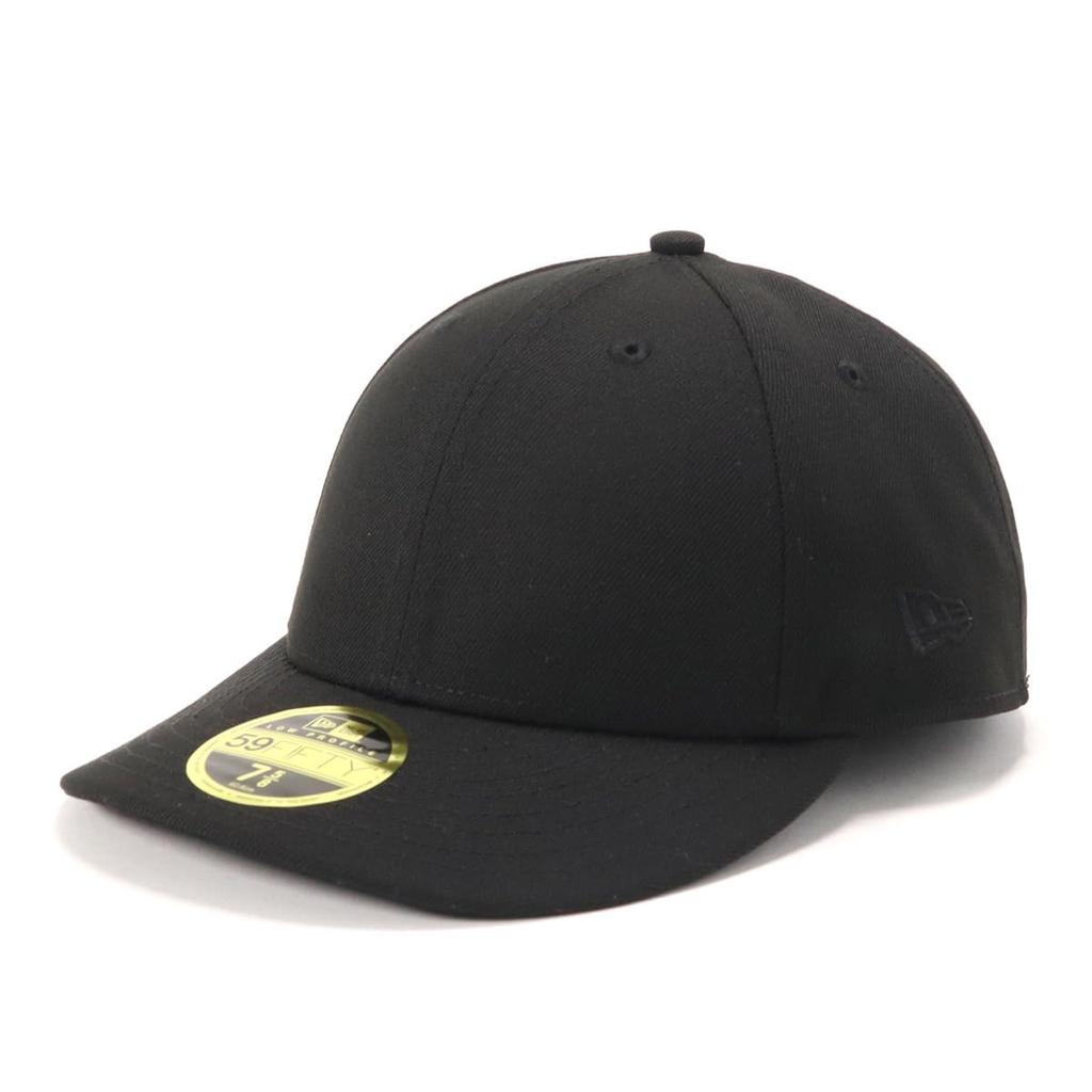 New Era Cap LP59FIFTY Hat Plain BlackBlack 7 LP5950 BASIC BLK BLK 25J