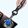 Multi Windproof Lighter BBQ Bottle Opener Arc Lighter USB Rechargeable Electric Lighter for Led Light Safety Kitchen Lighter
