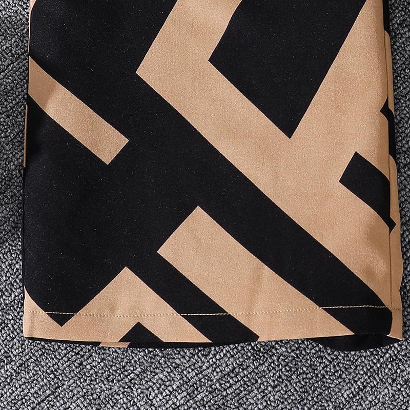 2024 Autumn New Girls 6-12 Years Old Suspender One Shoulder Long Sleeve Top Suit 2 Pcs