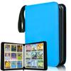 Card File Card Binder Sticker File 9 Pockets Holds 720 Cards Cover Is PVC Material Portable Zipper Card Sheet Collect Other Game Cards Light (9