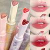 Love Heart Shape Water Light Lipstick Pen Mirror Jelly Lip Glaze Moisturize Clear Lip Gloss Korean Lip Tint