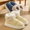 Winter Home Slippers For Men House Shoes With Fluffy Eva Waterproof Indoor Male Slipper High Quality Cotton Sandals Anti-Slip