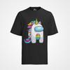 Bio Herren T-Shirt Among US Game App Einhorn AmongUS Gaming Spiel Gamer