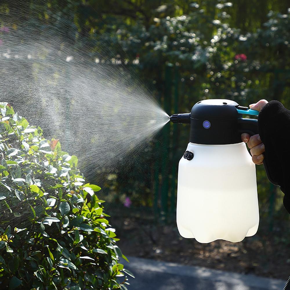 Handheld Pump Watering Sprayer 1.8L Electric Car Cleaning Bottle Practical Car Washing Foam Bottle