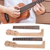 Ukulele Fretboard Ukulele Fretboard Neck Set Rosewood Okoume Wood Fingerboard Replacement for 4 String Musical Instrument