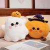 Halloween Spoofing Ghost Pumpkin Plush Toys Stuffed Animal Doll Creative Evil Throw Pillow Party Home Decoration Holiday Gift