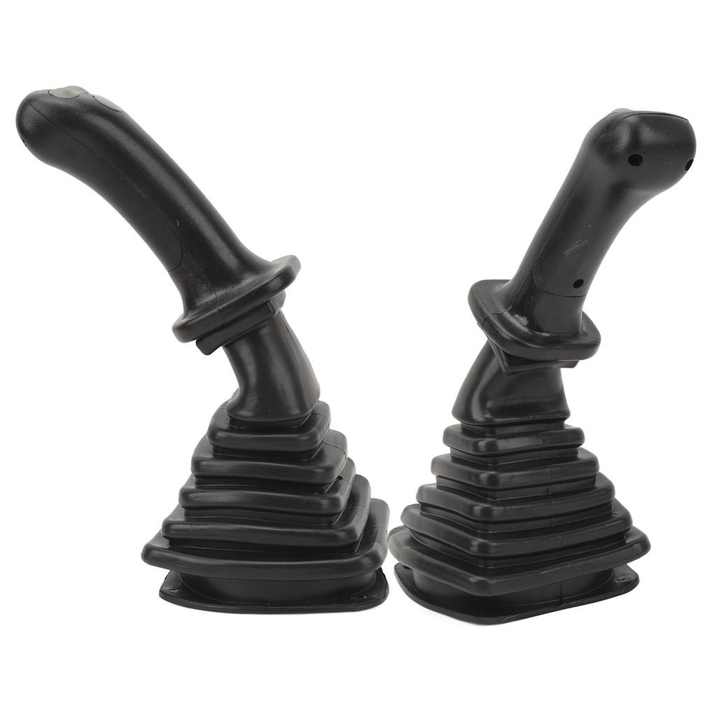 2Pcs 3 Button Excavator Joystick Handles with Dust Cover Replacement for Doosan DH DX150 215 225 300 370‑9C