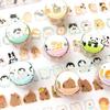 Pre-Cut Animals Washi Tape Set Cute Kawaii Cat Rabbit Panda Dog Penguin Decorative Masking Label Stickers for Arts DIY Crafts