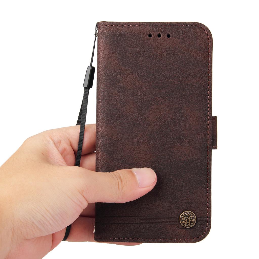 For Vivo Y29s 5G/Y04 4G Leather Wallet Cases Skin Touch Phone Cover Stand with Strap