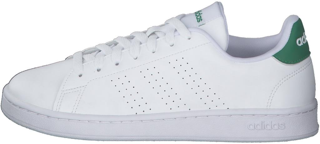 Кроссовки Adidas Advantage облачно-белый/облачно-белый/зеленый