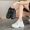 Fashion New Mesh Breathable Casual Thick Sole Women's Sports Shoes Spring Autumn Comfortable Round Toe Women's Shoes NO:X-5