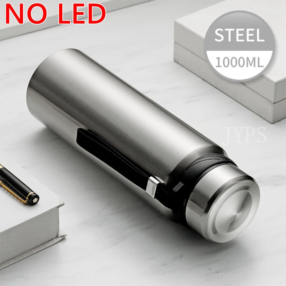 Умный термос из нержавеющей стали большой емкости 1000 мл, портативный уличный подарочный флакон, дисплей температуры, интеллектуальный вакуумный термос, спортивный чайник