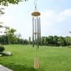 Decoration Garden Decor Metal Pendant Aluminum Tubes Wind Chime Hanging Decorations Solid Wood