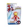 Figurine Spiderman Iron Man 10 Cm - HASBRO - Série Spidey Et Ses Fantastiques Amis - Enfant - Mixte