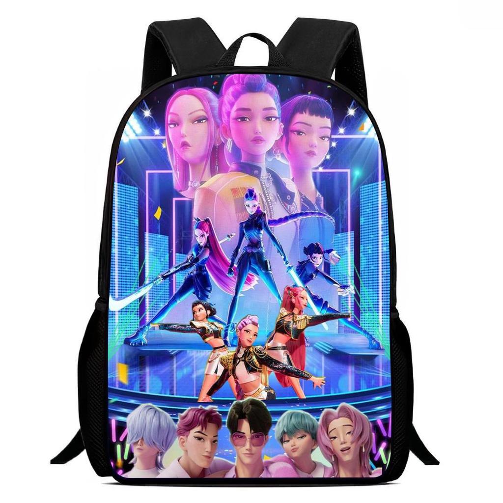 Kpop Demon Hunter Girl Group High-Definition Backpack - Lightweight & Casual Design