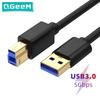 QGeeM Supper Speed USB 3.0 Printer Cable Usb 3.0 Am To Bm Cable USB3.0 Cable Extension Printer Wire Cable For HP Printer