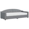 VidaXL Daybed with Mattress Light Grey 80x200 Cm Fabric 3197507