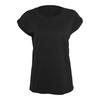 Build Your Brand Womens/Ladies Cotton Extended Shoulder T-Shirt