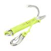 Diving Hooks Stainless Steel Double Reef Hook with Spiral Coil Lanyard for Underwater Activities