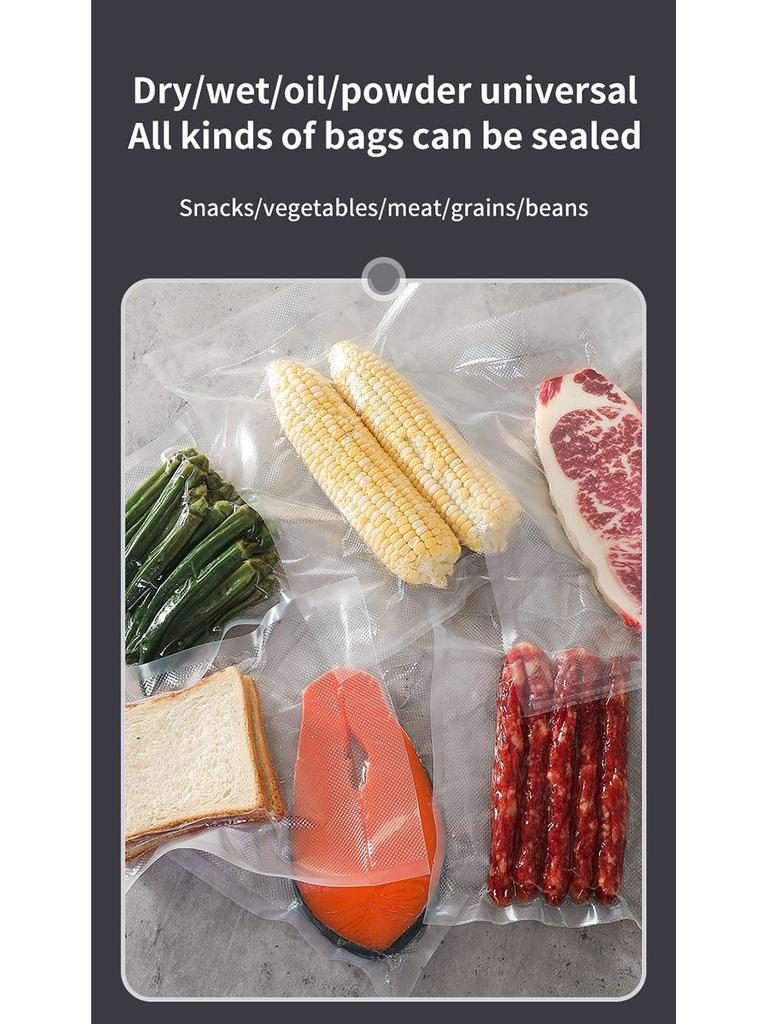 Digital Vacuum Sealer: Automatic Sealing with Display for Dry/Wet Food and Fruit Packaging