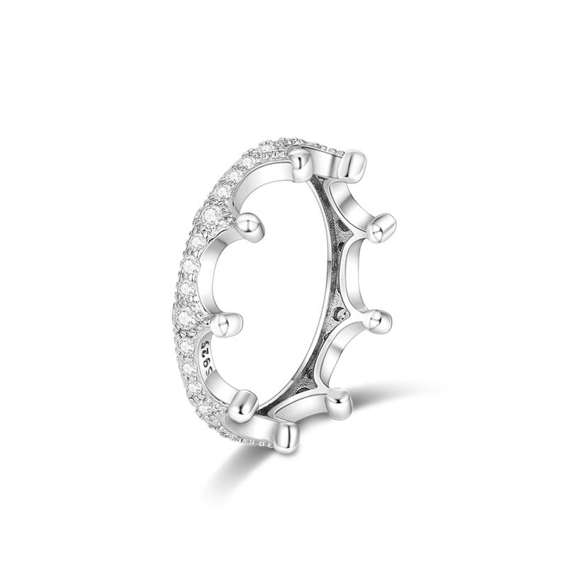 Hot Sale 925 Sterling Silver Stackable Infinite Heart Daisy Flower Ring For Women Original 925 Silver Rings Brand Jewelry Gift