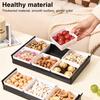 Large Capacity Snack Box with Removable Dried Compartment Countertop Multipurpose 37717 Fruit Nut Candy