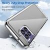 For T-Mobile REVVL 7 Pro Case Crystal Clear Phone Cover with Electroplated Buttons (Big Rear Lens Hole)