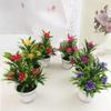 Lifelike with Pot Household Home Decor Simulated Potted Flower Potted Ornaments Artificial Flower