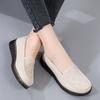 Women Flats Wedge Leather Fashion Comfortable Shoes Women Slip On Nurse Shoes Moccasins Outdoor Plus Size Tenis Feminino