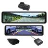 Full HD Drive Recorder with Front and Rear Cameras In Digital Mirror F.R.C. (FC-DR-MS22(W)) 2-megapixel (Made Japan) [Smart Type]