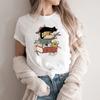 Cute Cat Book Short Sleeve Shirt Books and CatsT-Shirt Reading Shirt Cat Lover T-Shirt Gift for Book Lovers Book Bookish Shirt