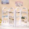 Earring Display Stand with 240 Holes - Creative Screen Jewelry Organizer and Storage Rack