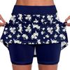 Elastic Yoga Culottes For Women Printed Athletic Shorts Lightweight High Waist Skinny Printed Joggers