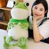 Cartoon Frog Eyes Long-legged Pillow Toy Cute Big Stuffed Green Frog Plushies Companion Sleep Pillow Soft Stuffed