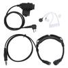 U94 PTT Military Adapter + Mobile 2 Pin 7.1mm Headset System Adapter Push To Talk for Motorola Radio