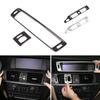 Car-styling Center Control Air Condition Air Vent Outlet Frame Cover Trim For BMW X3 F25 2011 2012 2013 2014 2015 2016