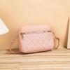 New Design Women's Handbag Quilted Plaid Underarm Bag Sling Shoulder Bag Small Solid Color Crossbody Square Bag MIT