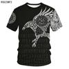 New Fashion Men Hoodies 3D Printed Viking Tattoo T Shirt Tees Shorts Sleeve Apparel Unisex Norse Cosplay Funny Streetwear
