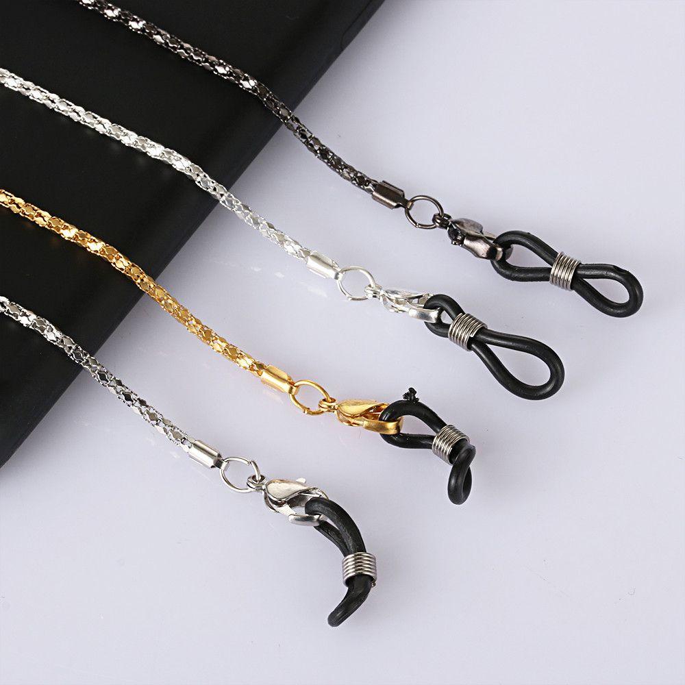 Fashion Non-slip Anti-lost Sunglasses Strap Metal Lanyard Spectacles Cord Reading Glasses Chain