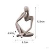 Abstract Desktop Sculpture Thinker Style Collectible Figurines Bookshelf Decor Birthday Gift