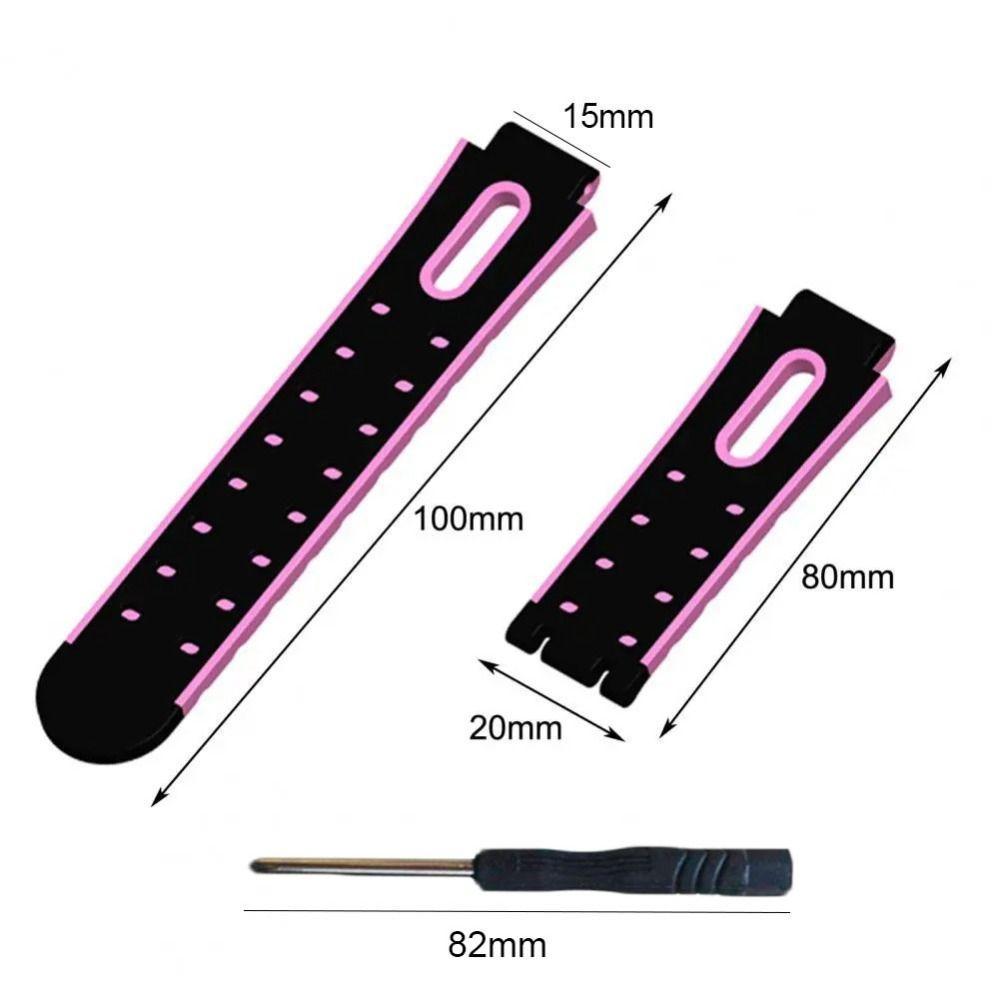 Pin Buckle Silicone Watchband Smartwatch Soft Strap Universal Watch WristBand  Sports